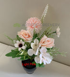 SP0349 Silk Mixed Flower Bunch 29cm 6 Colours | ARTISTIC GREENERY