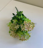 Light Pink - SP0355 Plastic Colourful Lace Flower Bunch with Greenery 30cm 4 Colours | ARTISTIC GREENERY