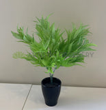 SP0360 Artificial Silver Fern Bunch 34cm Real Touch Quality | ARTISTIC GREENERY