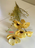 SP0362 Dried-Look Flower - Poppy 50cm 4 Colours