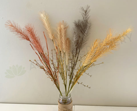 SP0363 Artificial Dried-Look Flower - Wheat 63cm 4 Colours | ARTISTIC GREENERY