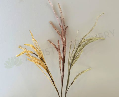 SP0364 Faux Dried-Look Flower - Foxtail 59cm 3 Colours | ARTISTIC GREENERY