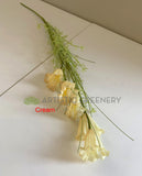 SP0369 Fake Dried-Look Flower - Trumpet Flower 60cm 3 Colours | ARTISTIC GREENERY Perth WA