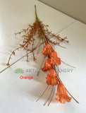 SP0369 Fake Dried-Look Flower - Trumpet Flower 60cm 3 Colours | ARTISTIC GREENERY Perth WA
