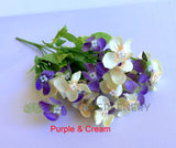 SP0373 Small Spring Flower Bunch 31cm 6 Colours