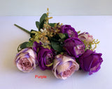 SP0374 Silk Large Rose Bunch 50cm 5 Styles |  ARTISTIC GREENERY MALAGA AUSTRALIA