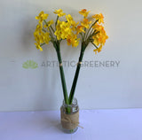 SP0378 Artificial Daffodil Bunch 51cm 2 Styles | ARTISTIC GREENERY
