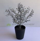 SP0391 Silver Glitter Filler Bunch 40cm | ARTISTIC GREENERY