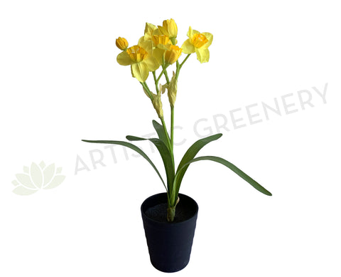 SP0409 Artificial Daffodil Plant 55cm Yellow | ARTISTIC GREENERY