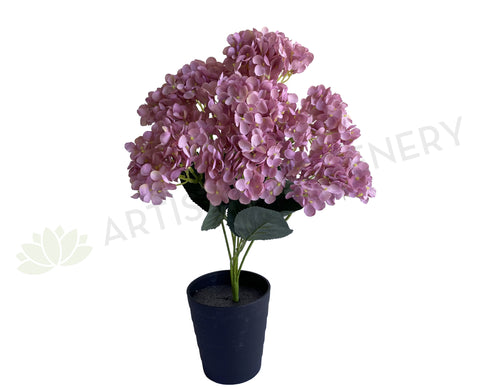 SP0412 Silk Hydrangea Bunch 52cm Lilac | ARTISTIC GREENERY