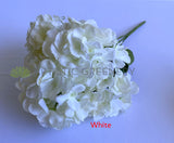 White - SP0429 Silk Hydrangea Bunch 73cm Light Green / White | ARTISTIC GREENERY