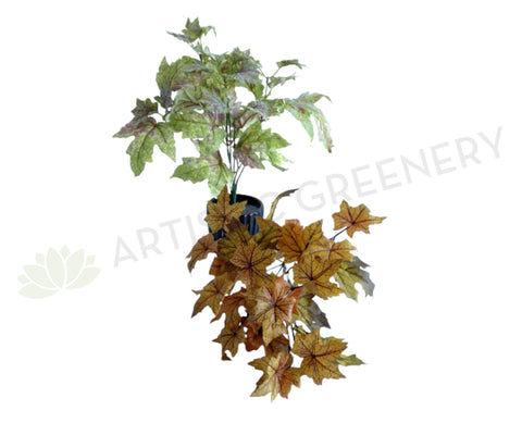 SP0431 Silk Maple Bunch 34cm (Autumn Style) 2 Colours | ARTISTIC GREENERY 