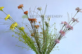 SP0433 Dried Flower Style Artificial Daisy Bunch 63cm 4 Colours | ARTISTIC GREENERY