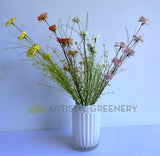 SP0433 Dried Flower Style Artificial Daisy Bunch 63cm 4 Colours | ARTISTIC GREENERY