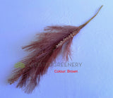 Brown - SP0434 Dried Style Artificial Pampas Grass Bunch 64cm 3 Colours | ARTISTIC GREENERY