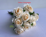 SP0440 Silk Rose Posy 40cm (9 Stems) 5 Colours | ARTISTIC GREENERY