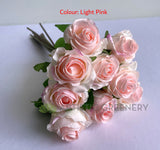 SP0440 Silk Rose Posy 40cm (9 Stems) 5 Colours | ARTISTIC GREENERY