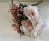 Vintage Pink - SP0287 Artificial Peony & Ranunculus Bouquet 53cm