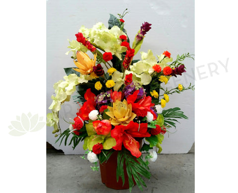 Roadside Memorial Flowers 100cm (Height) - SYM0027