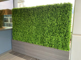 Home Interior Design - Made-to-order Artificial Hedge for Built-in Trough (Sue & Ray) | ARTISTIC GREENERY