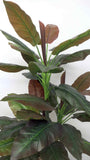 T0080 Philodendron (Green Leaf) Real Touch 135cm