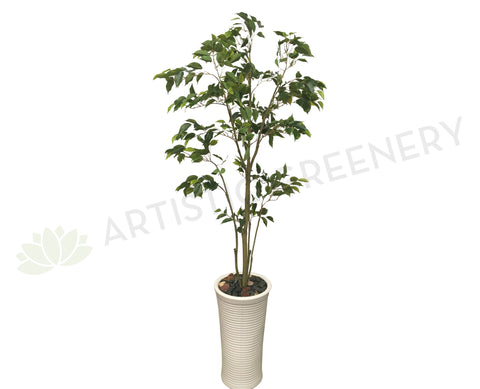 T0118 Ficus Tree Real Touch Leaves 140cm