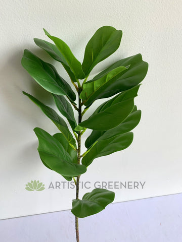 fiddle leaf fig branch artificial T0141 Artificial Fiddle Leaf Fig Branch Green 2 Sizes 64cm & 122cm