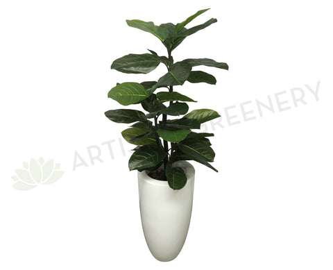 T0148 Fiddle Fig Tree Real Touch Leaves 120cm
