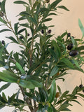 T0156 Artificial Olive Tree with Black Olives 120cm | ARTISTIC GREENERY