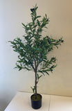 T0156 Artificial Olive Tree with Black Olives 120cm | ARTISTIC GREENERY