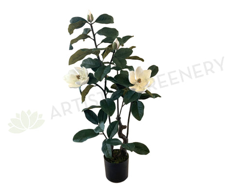 T0158 Artificial Magnolia Plant 105cm tall (50cm wide) | ARTISTIC GREENERY