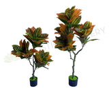 T0164 Artificial Red Croton Tree 3 Sizes 60 / 120 / 180cm | ARTISTIC GREENERY