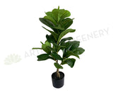 T0165 Faux Small Fiddle Leaf Fig Plant 100cm | ARTISTIC GREENERY