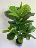 T0165 Faux Small Fiddle Leaf Fig Plant 100cm | ARTISTIC GREENERY