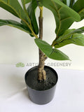 T0165 Faux Small Fiddle Leaf Fig Plant 100cm | ARTISTIC GREENERY