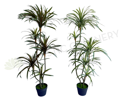 T0173 Faux Dracaena Marginata Yucca 130cm Green or Red | ARTISTIC GREENERY