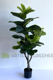 T0175 Imitation Fiddle Leaf Fig Plant 120cm | ARTISTIC GREENERY