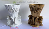Decorative Angels Fiberglass Vase - (Code: FG-TR195) SPECIAL