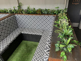 The Court Perth - Greenery Wall (Bulkhead) & Planters Next to Booth Seats