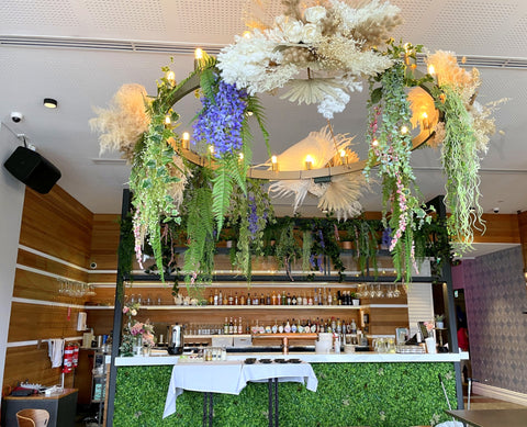The Globe Perth - Artificial Flowers & Greenery for Lights / Bar Area / Water Fountain | ARTISTIC GREENERY