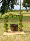 City of Swan - Harvest the Swan Valley 2023 - Flower Arrangement for Frame and Artificial Grapes & Vines | ARTISTIC GREENERY