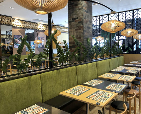 Tim Ho Wan Chinese Restaurant (Perth) - Artificial Greenery for Built-in Planters and Entrance