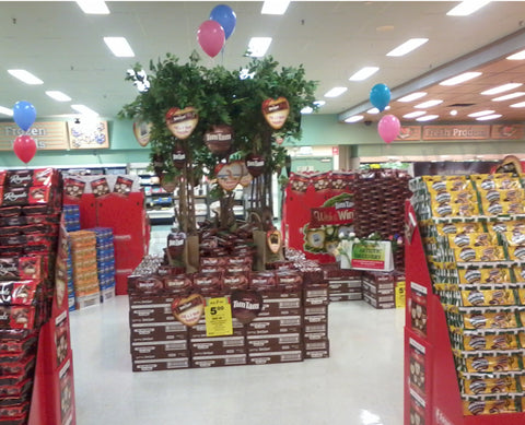 Tim Tam Promotion - Artificial Wishing Trees