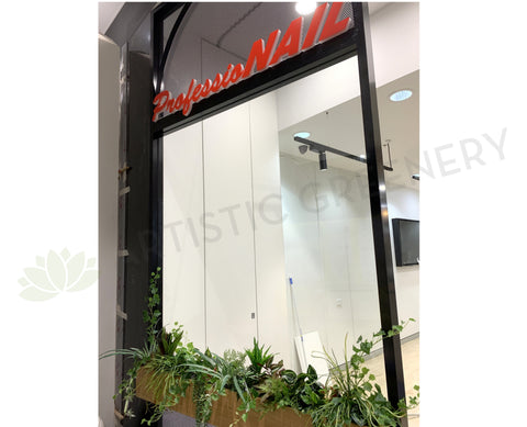 ProfessioNAIL Whitford City - Greenery for Display Windows