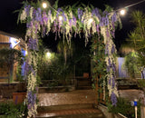 For Hire - Wisteria Arch "Bridgerton Style" for Home Wedding (Code: HI0042) Meg & Josh | ARTISTIC GREENERY