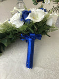 Teardrop Bouquet - Blue & White - Zoey R