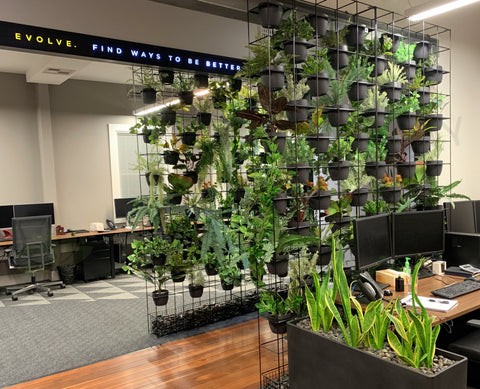 plant screen indoor Bonfire Subiaco Vertical Screen Artificial Plants