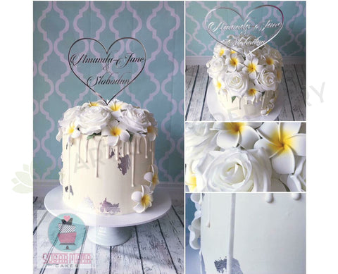 Cake Decoration (Silk Roses & Frangipani)