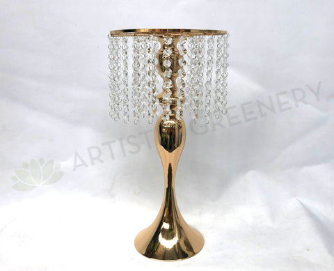 For Hire - Gold Wedding Centrepiece with Droplets