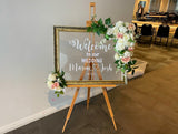 For Hire - Welcome Sign with Easel / Stand